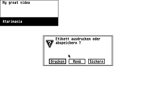 Label Expert atari screenshot